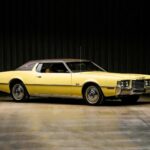 1972 Ford Thunderbird yellow POSTER 24 X 36 INCH Looks Sweet!