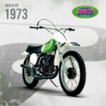 1973 Kawasaki KX250 Motocross Motorcycle POSTER 24 X 36 INCH Sweet!