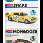 1973 SNAKE and MONGOOSE model kits by Monogram POSTER 24 X 18 Inches Nice
