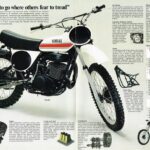 1975 Yamaha MX250B Brochure Spec Motocross Motorcycle POSTER 24 X 36 INCH Sweet!
