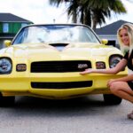 1978 Chevy Camaro Z28 Yellow Front POSTER 24 X 36 INCH Looks Sweet!