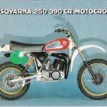 1979 Husqvarna 250CR Motocross Motorcycle POSTER 24 X 36 INCH Sweet!