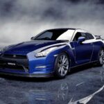 2015 Nissan GT-R Blue (Reflection)  POSTER 24 X 36 INCH