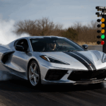 2023 Chevrolet Corvette Stingray Coupe Grey Dragstrip POSTER 24 X 36 INCH SWEET!