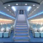 Airbus A380 (Bottom Deck Interior) POSTER 24 X 36 INCH Nice!