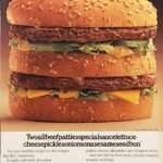 Big Mac Ad 1979 24X18 Vintage POSTER 24 X 24 Inches Wall Art
