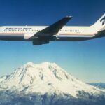 Boeing 767 (Over Mountain) POSTER 24 X 36 INCH Nice!