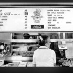 Burger Chef's Menu 1970s 24 X 18 Inch POSTER VINTAGE WALL ART