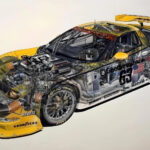 CORVETTE C5 R CUTAWAY POSTER 24 X 36 Inches SWEET!