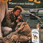 Camel Cigarettes (Airplane) Man Be POSTER 24 X 36 Inches Looks NICE!! Cigarettes