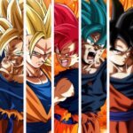 Dragon Ball Z Goku from Normal to Ultra Mastered POSTER 24 X 18 INCH ANIME Nice