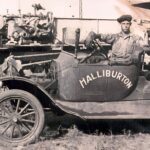 East Texas Oil Field 1920s Halliburton POSTER 24 X 18 Inches Wall Art