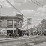 El Paso Street El Paso Texas 1903 POSTER 24 X 18 Inches Wall Art