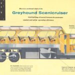 Greyhound Bus Scenicruiser (sectional) 1956 Poster 24 X 36 Inch