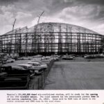 HOUSTON ASTRODOME (construction)  POSTER 24 X 36 Inches Nostalgia ASTROWORLD