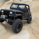 Jeep Wrangler YJ Black POSTER 24 X 36 INCH Looks Awesome!