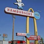 McDonald's first mascot, Speedee 24X18 Vintage POSTER 24 X 24 Inches Wall Art