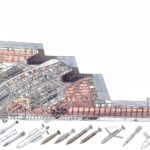 Northrop Grumman B-2 Spirit Stealth Bomber Cutaway POSTER 24 X 36 Inches