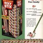 Pixy Stix candy Ad 1950s 24X18 Vintage POSTER 24 X 24 Inches Wall Art