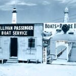Port Isabel Texas Sullivan Pier 1940s POSTER 24 X 18 Inches Wall Art