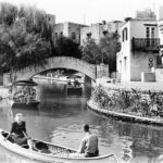 San Antonio River 1940's Arneson River Theatre POSTER 24 X 18 Inches Vintage