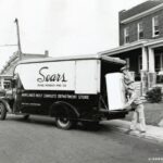 Sears Home Delivery Truck 1940 POSTER 24 X 18 Inches Nice Wall Art!