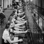 Switchboard Operators New York Telephone Company 1946 POSTER 24 X 18 Inches