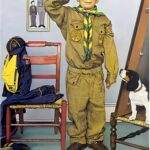 Vintage Boy Scout Poster (Can't Wait) POSTER 24 X 18 Inches Beautiful Wall Art