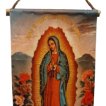 Virgen De Guadalupe VIRGIN MARY Felt Wall Hanging Catholic Jesus Beautiful