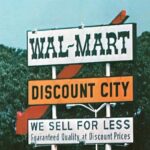 Wal-Mart sign from 1975 POSTER 24 X 18 Inches Nice Wall Art