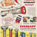 1954 Everready Flashlight Ad POSTER 13 X 19 Inch SWEET!