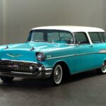 1957 Chevrolet Bel Air Nomad POSTER 24 X 36 INCH