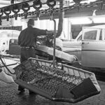 1957 Chevy Assembly Line (Seats) POSTER 13 X 19 Inch SWEET!