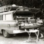 1957 Ford Ranch Wagon (Preparing A Meal) POSTER 24 X 36 INCH