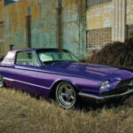 1966 FORD THUNDERBIRD (PURPLE) POSTER 24 X 36 INCH