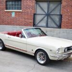 1966 Ford Mustang Convertable White POSTER 24 X 36 INCH Looks GREAT!