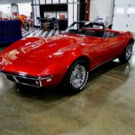 1968 CHEVROLET CORVETTE (CONVERTIBLE) POSTER 24 X 36 INCH SWEET LOOKING!