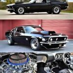 1969 Ford Mustang Boss POSTER 24 X 36 INCH SWEET!