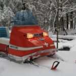 1970 Moto-Ski Capri Snowmobile SLED Poster 24 X 18 Inch SWEET!