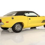 1972 Dodge Challenger JA YELLOW (Rear Angle) POSTER 24 X 36 INCH SWEET!