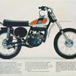 1975 Yamaha MX100B Ad Motocross Motorcycle POSTER 24 X 36 INCH Sweet!