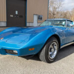 1976 Chevrolet Corvette BLUE POSTER 24 X 36 INCHES SWEET!
