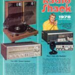 1978 Radio Shack Ad POSTER 24 X 18 Inches Nice