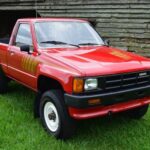 1986 Toyota Truck SR5 4x4 5-Speed (Barn) POSTER 24 X 36 INCH Vintage Wall Art