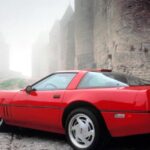 1990 C4 Corvette Red ZR-1 (Castles) POSTER 24 X 36 INCH Looks Sweet!