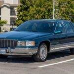 1995 CADILLAC FLEETWOOD BROUGHAM (BLUE) POSTER 24 X 36 INCH CLASSY LOOKING!