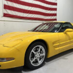 2001 Chevrolet Corvette Coupe 6-Speed YELLOW POSTER 24 X 36 Inches SWEET!