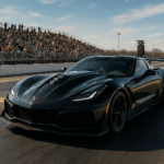 2019 Chevrolet Corvette ZR1 Coupe Dragstrip (Black) POSTER 24 X 36 INCH