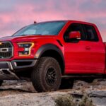2019 FORD F-150 RAPTOR (Red) POSTER 24 X 36 INCH