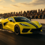 2021 Chevrolet Corvette Stingray Coupe Dragstrip POSTER 24 X 36 INCH